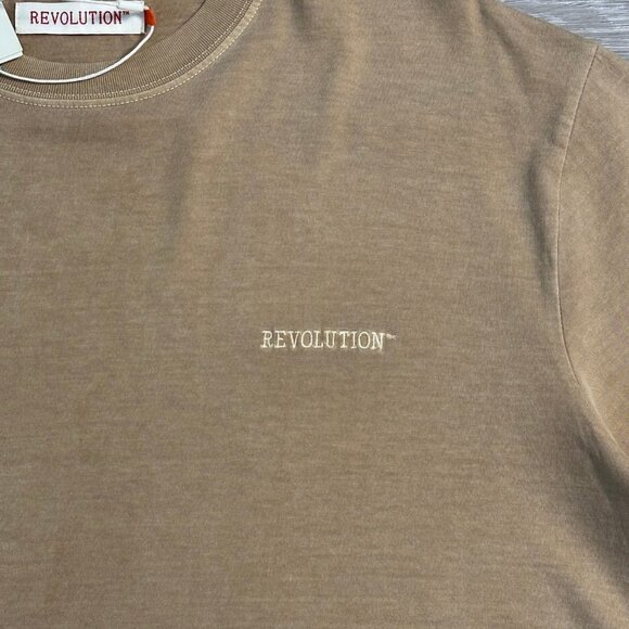 Sample NWT Revolution of 1995 - Men's Embroidered Logo Loose T-Shirt Size Large - Picture 3 of 14